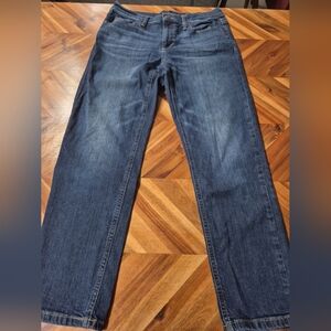 Banana Republic Women's Girlfriend Jeans Dark Wash Denim, Size 27/4